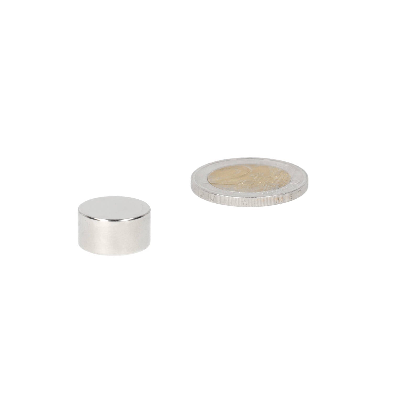 Neodymium Schijfmagneet Ø15 x 8 mm N48 NiCuNi - Magnetenspecialist Import & Export B.V.