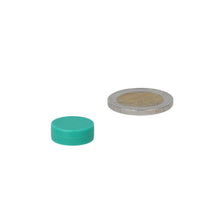 Neodymium Schijfmagneet ø16 x 6 mm N45 kunststof coating (Groen) - Magnetenspecialist Import & Export B.V.