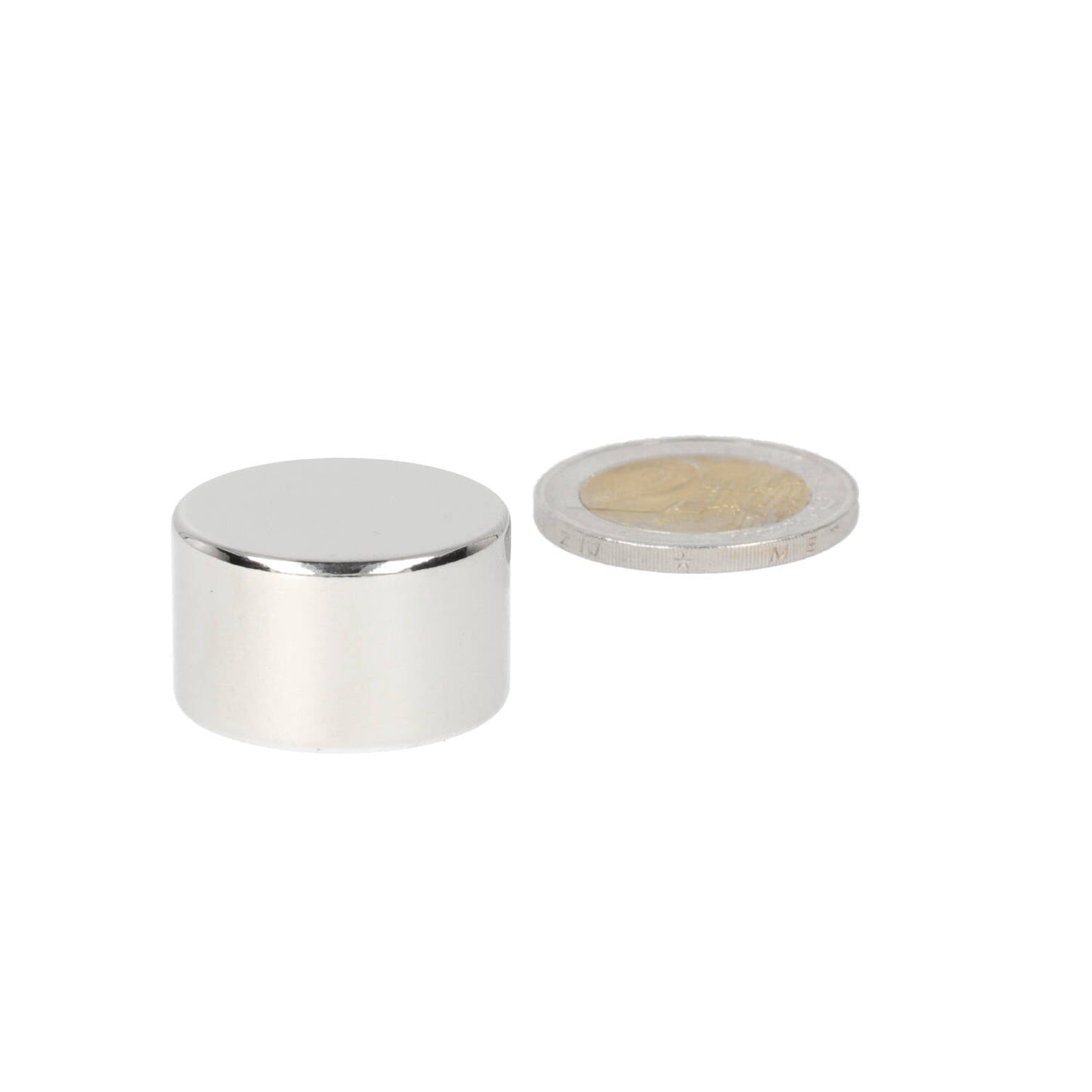 Neodymium Schijfmagneet Ø25 x 15 mm N48 NiCuNi - Magnetenspecialist Import & Export B.V.