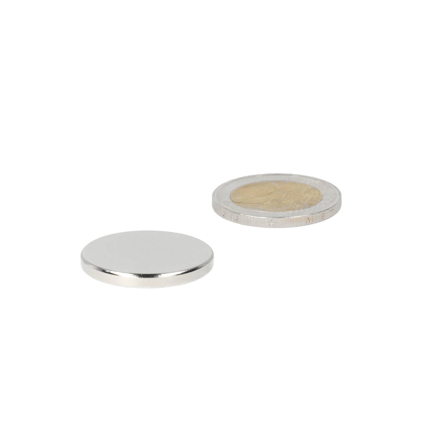 Neodymium Schijfmagneet Ø25 x 3 mm N48 NiCuNi - Magnetenspecialist Import & Export B.V.