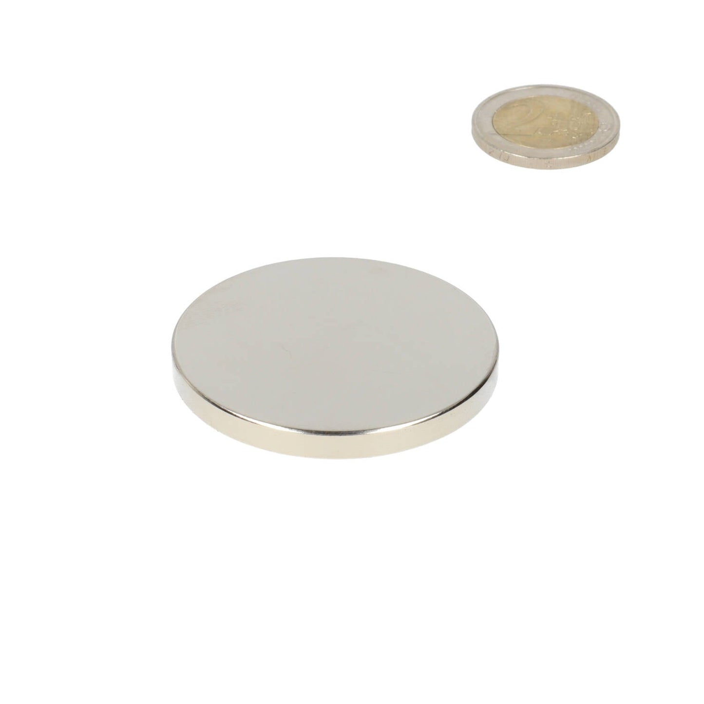 Neodymium Schijfmagneet Ø60 x 5 mm N48 NiCuNi - Magnetenspecialist Import & Export B.V.