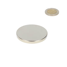 Neodymium Schijfmagneet Ø60 x 5 mm N48 NiCuNi - Magnetenspecialist Import & Export B.V.