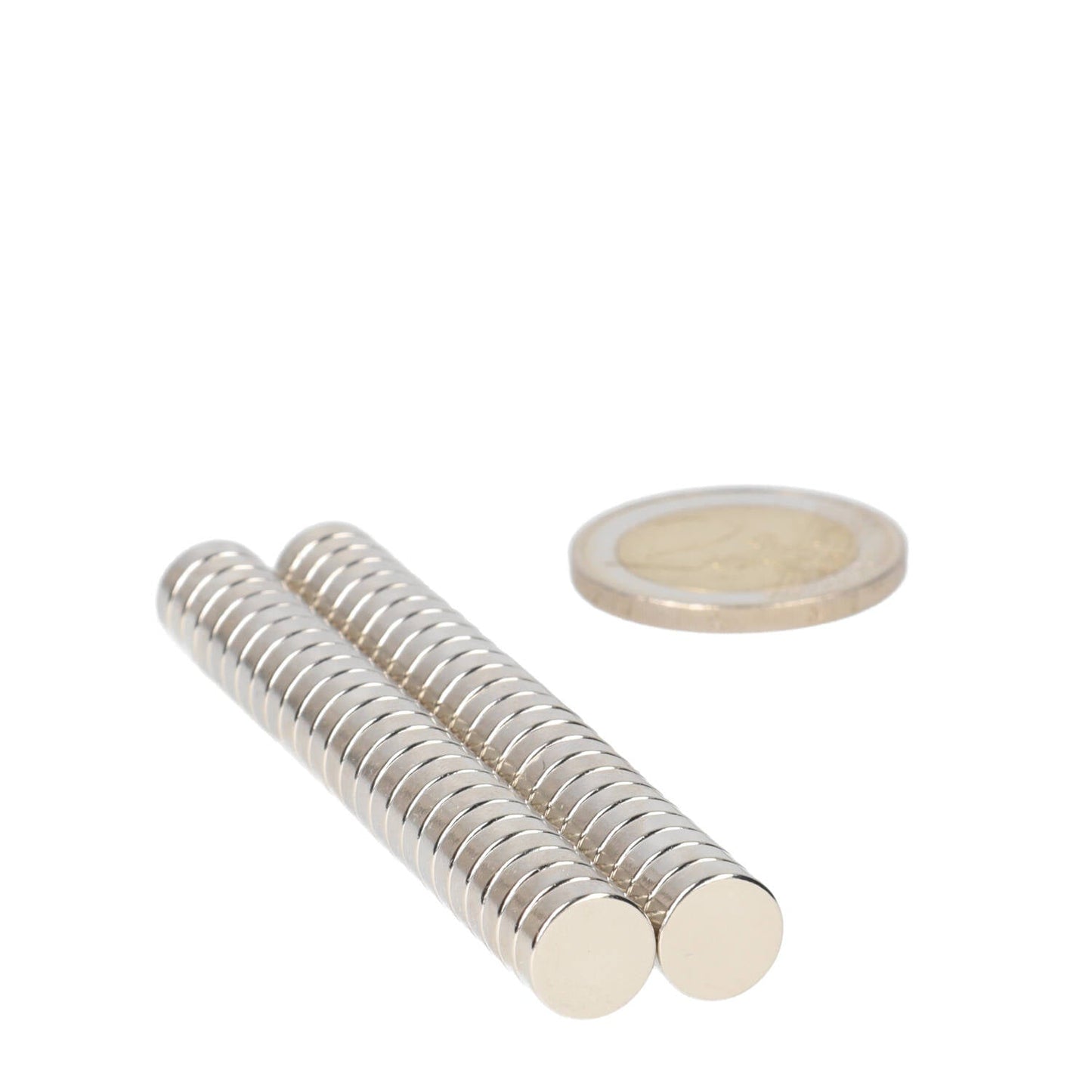 Neodymium Schijfmagneet Ø9 x 3 mm N48 NiCuNi diametraal gemagnetiseerd - Magnetenspecialist Import & Export B.V.