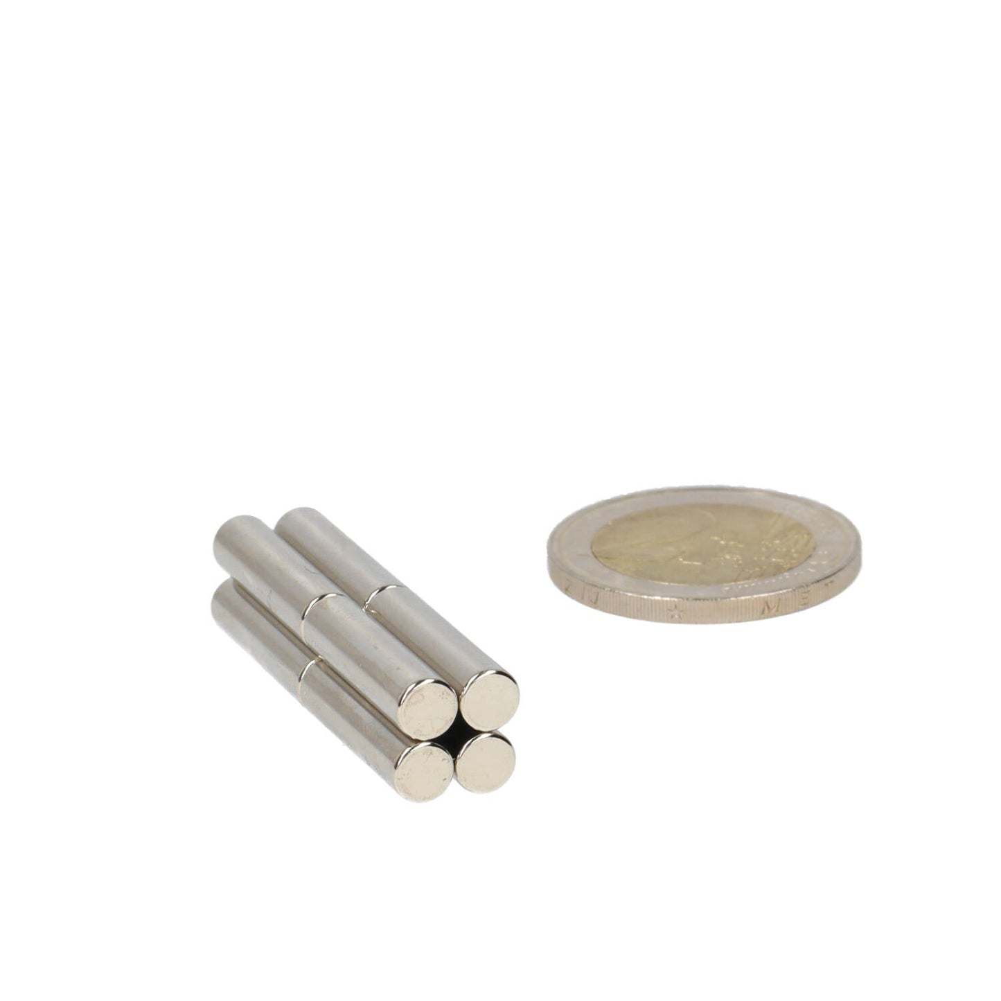 Neodymium Staafmagneet Ø5 x 20 mm N48 NiCuNi - Magnetenspecialist Import & Export B.V.