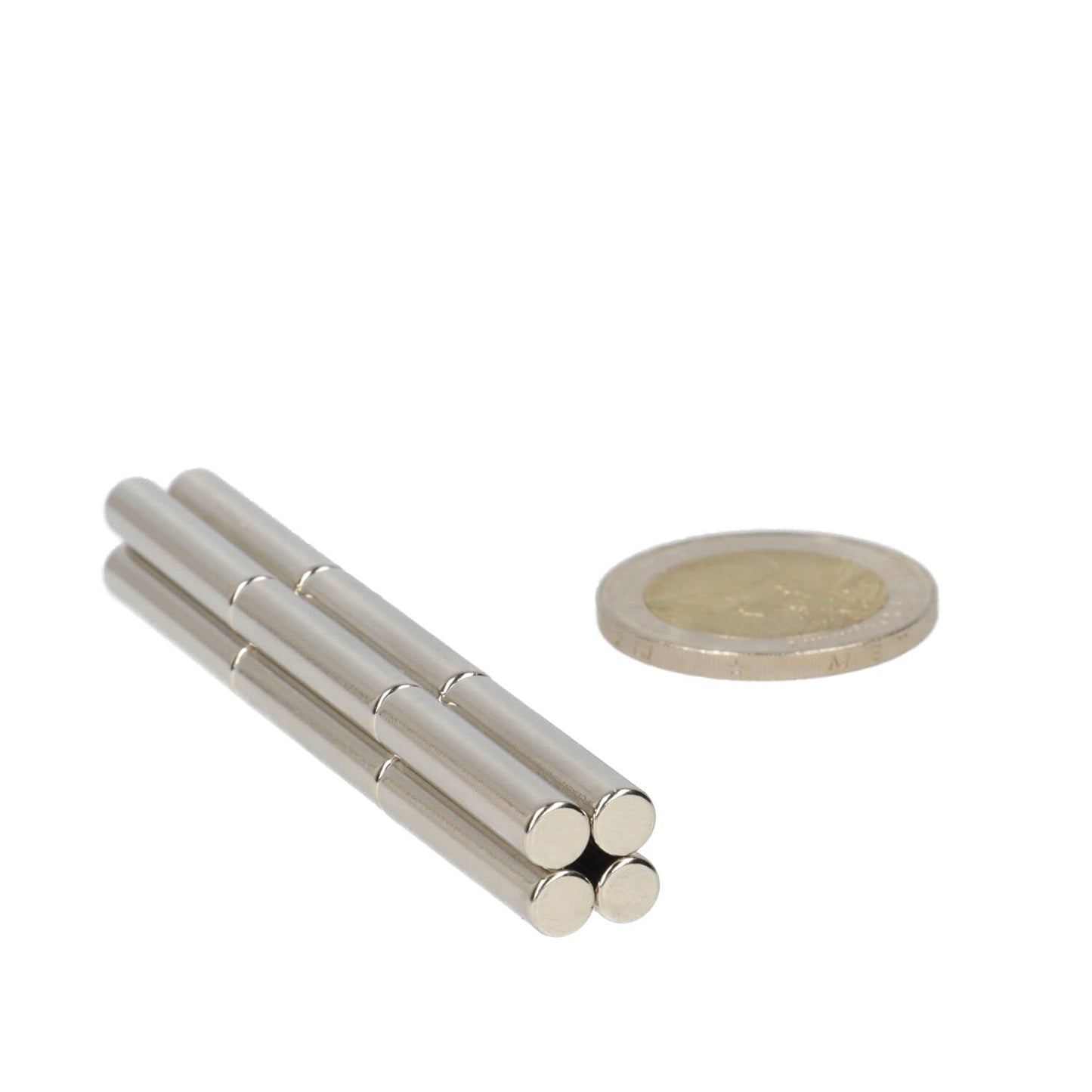 Neodymium Staafmagneet Ø5 x 30 mm N48 NiCuNi - Magnetenspecialist Import & Export B.V.