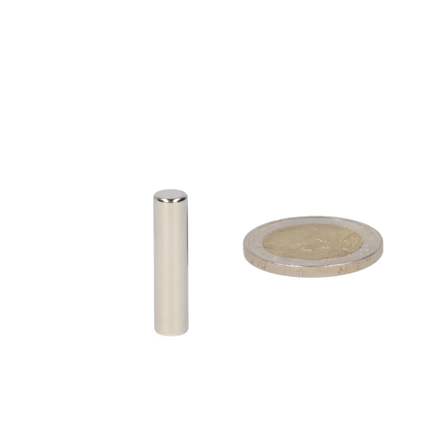 Neodymium Staafmagneet Ø6 x 25 mm N48 NiCuNi - Magnetenspecialist Import & Export B.V.
