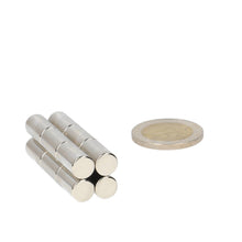 Neodymium Staafmagneet Ø8 x 15 mm N52 NiCuNi - Magnetenspecialist Import & Export B.V.