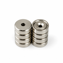 Kit de trappe d’inspection – 8 aimants vissables Ø16 mm avec trou fraisé