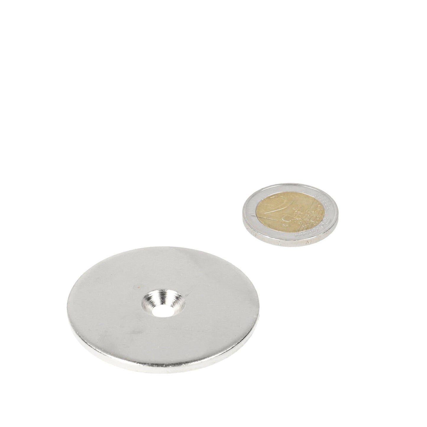 Stalen Ring Ø48 x Ø11 x 3 mm met boor-/verzinkgat (geen magneet) - Magnetenspecialist Import & Export B.V.