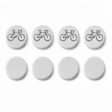 Startnummer Magneten Wielersport – Lichtgrijs – Set van 8 - Magnetenspecialist Import & Export B.V.