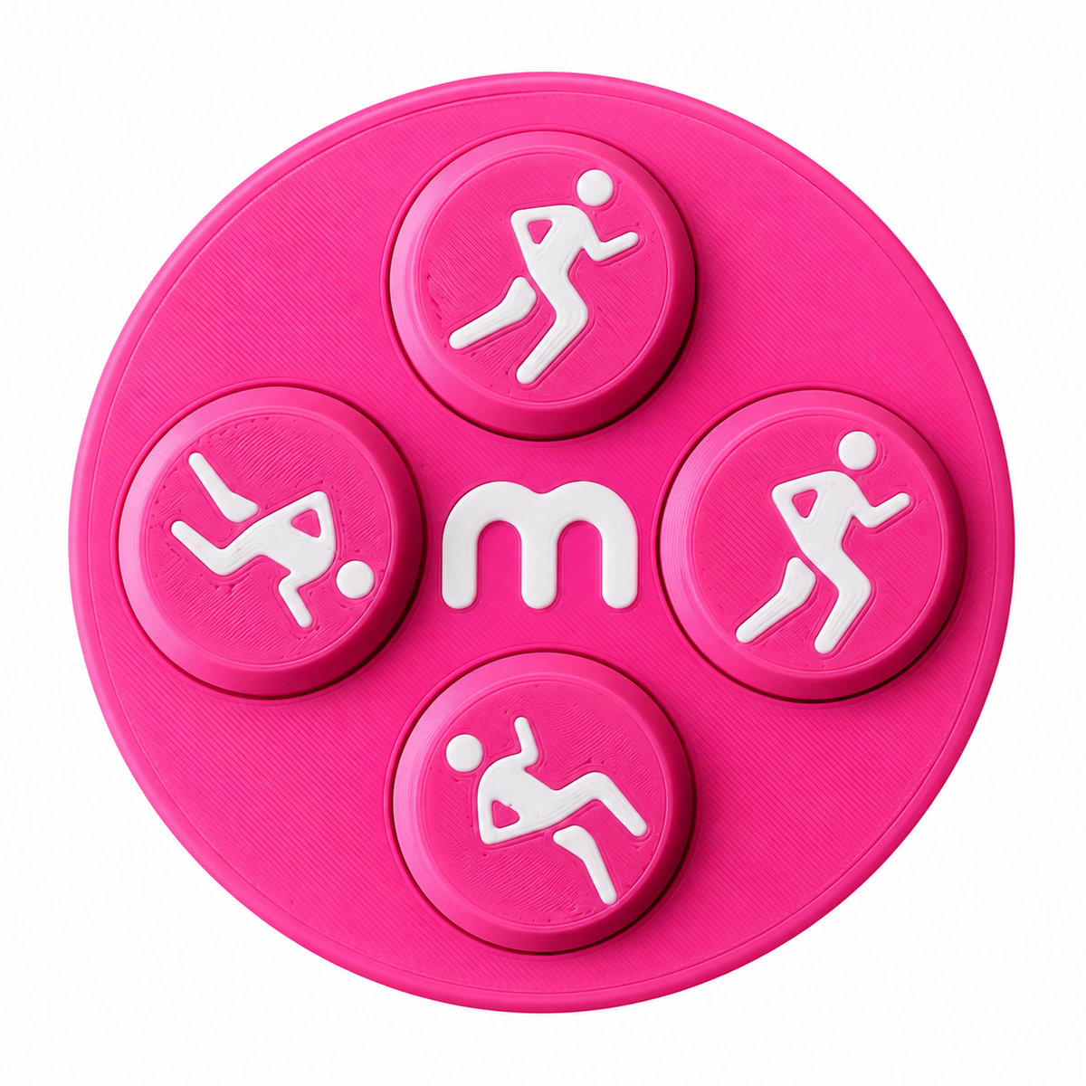 Startnummer Magneten Hardlopen – Roze – Set van 8