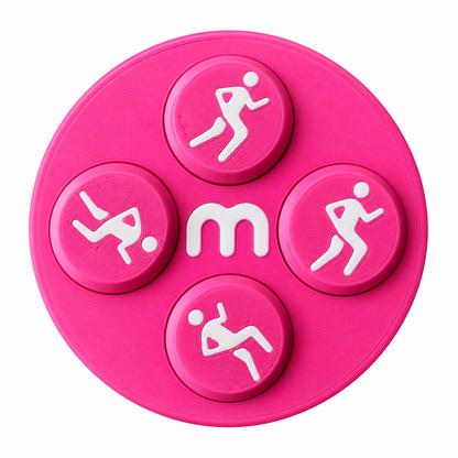 Startnummer Magneten Hardlopen – Roze – Set van 8