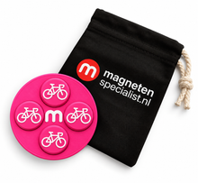 Startnummer Magneten Wielersport – Roze – Set van 8