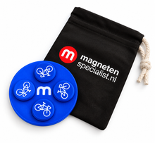 Startnummer Magneten Wielersport – Donker Blauw – Set van 8