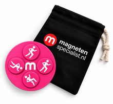Startnummer Magneten Hardlopen – Roze – Set van 8
