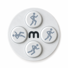 Startnummer Magneten Hardlopen – Lichtgrijs – Set van 8